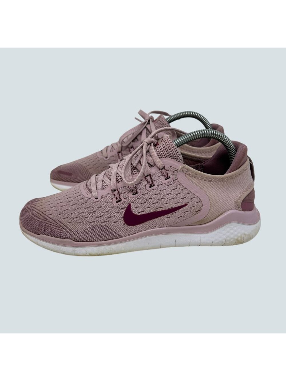 Nike Free RN 2018 Women's 8.5 Plum Chalk True Berry Running Shoes 942837-500
